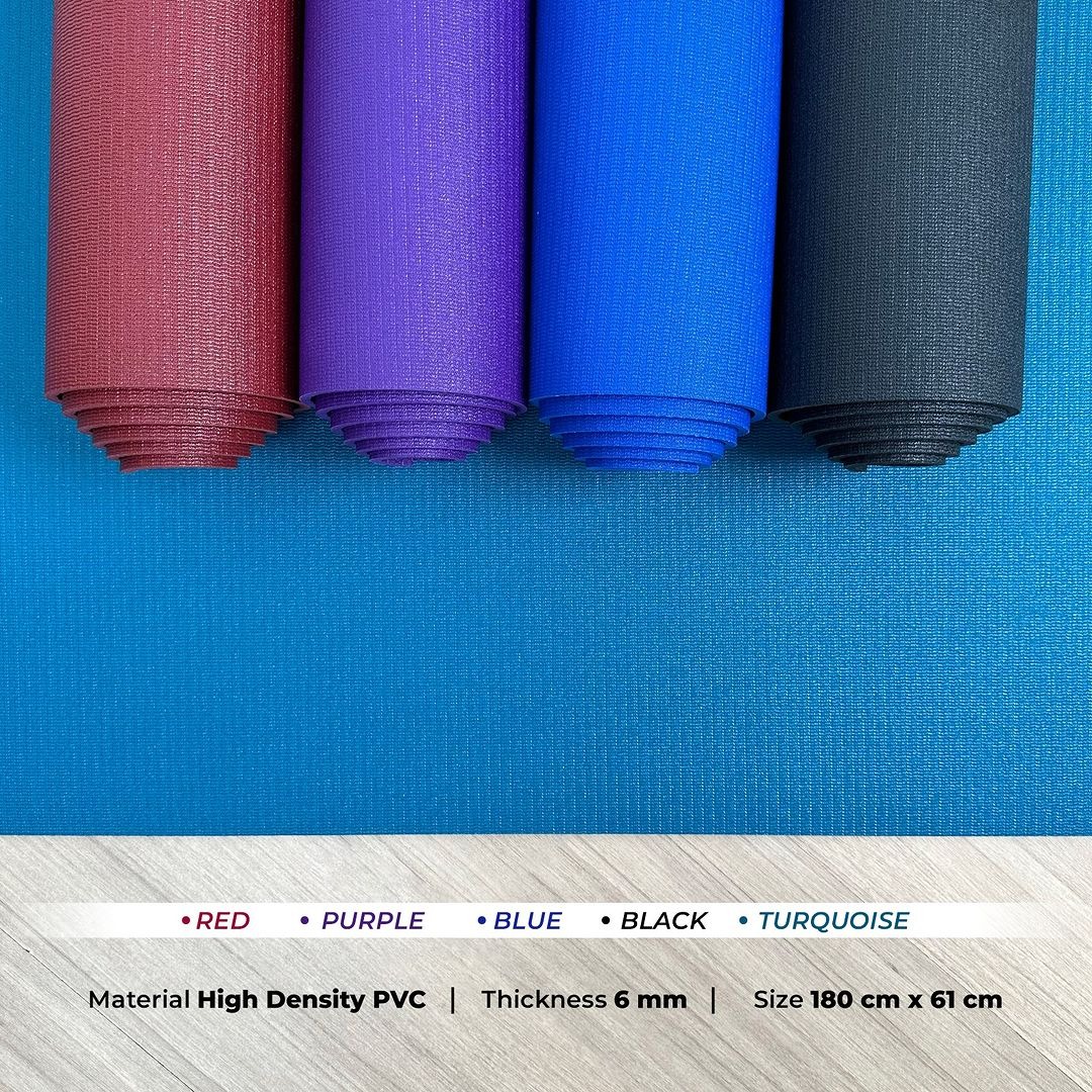 Yoga Mat / Matras Olahraga Yoga HD 6mm / HD PVC Mat 6mm Motif Align / Matras Yoga Kualitas Manduka