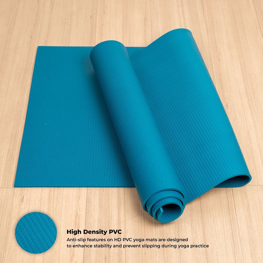 Matras Yoga HD PVC Mat Yoga / Yoga Mat 6 mm / Rubber Mat Yoga / Alas Olahraga Murah Yoga Mat