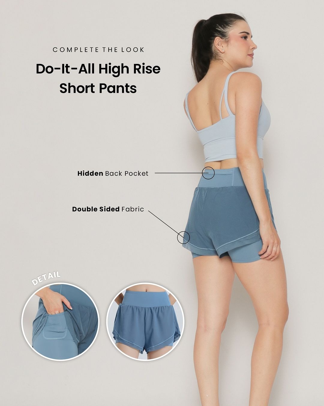 Short Pant Sport Dry Fit Minnie / Celana Pendek Olahraga Yoga Wanita / Celana Sport Running Pant / Celana Pendek Yoga Pilates Gym 
