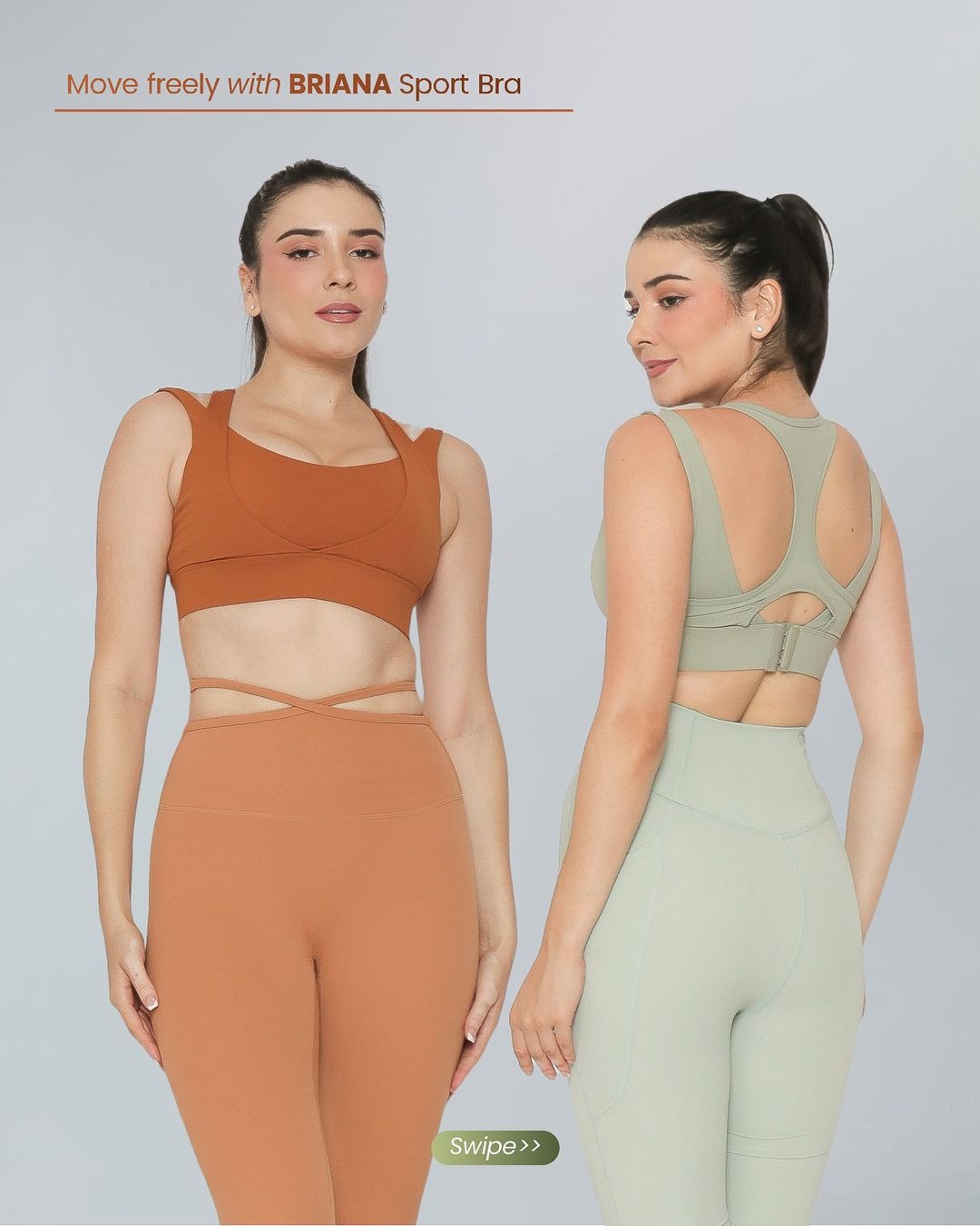 Sport Bra Hight Impact Briana / Bra Senam Olahraga Yoga Running Gym / Bra Gym Fitness / Bra Yoga Pilates