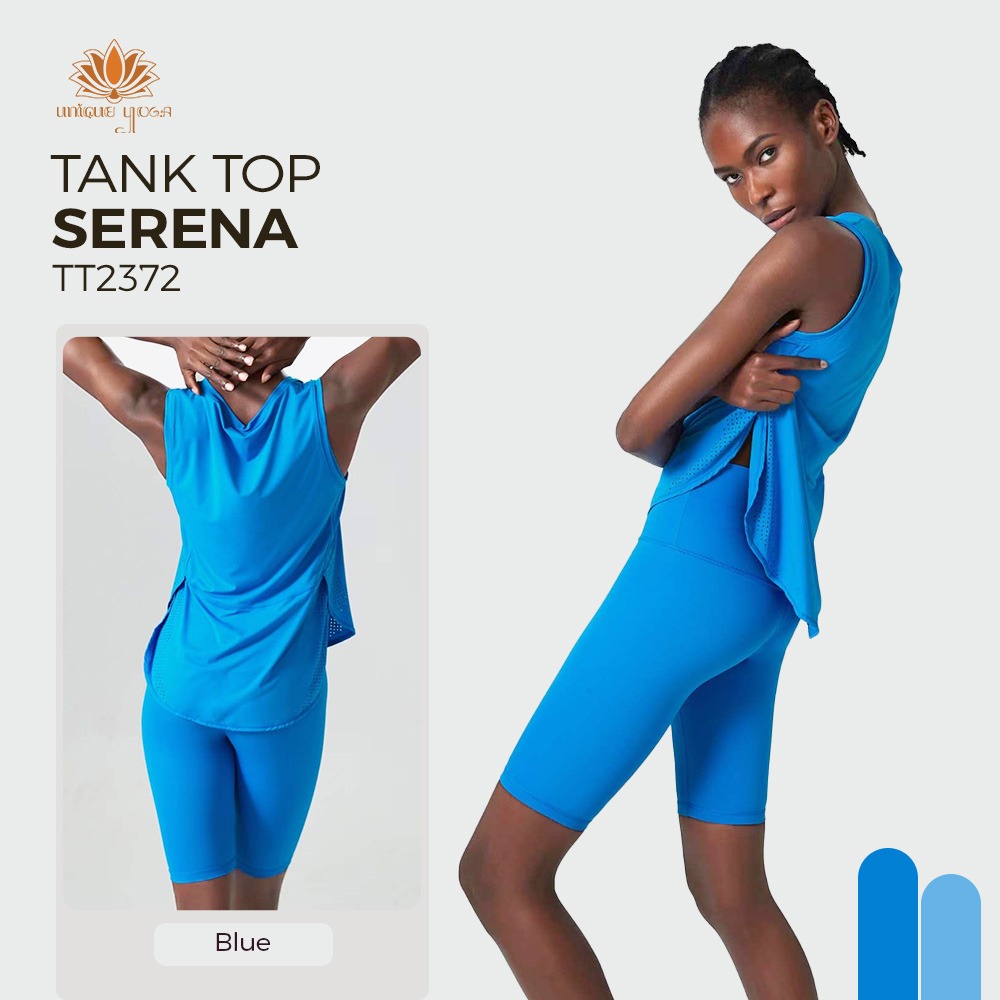 Tank Top Atasan Olahraga Senam Yoga Dry Fit Serena / Kaos Yoga Pilates / Tank Top dry Fit Vania TT2372