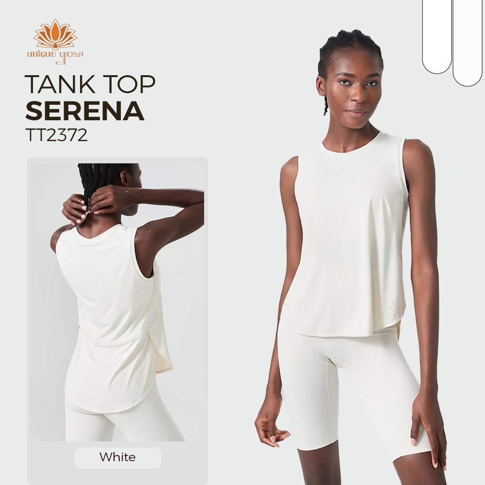 Tank Top Atasan Olahraga Senam Yoga Dry Fit Serena / Kaos Yoga Pilates / Tank Top dry Fit Vania TT2372