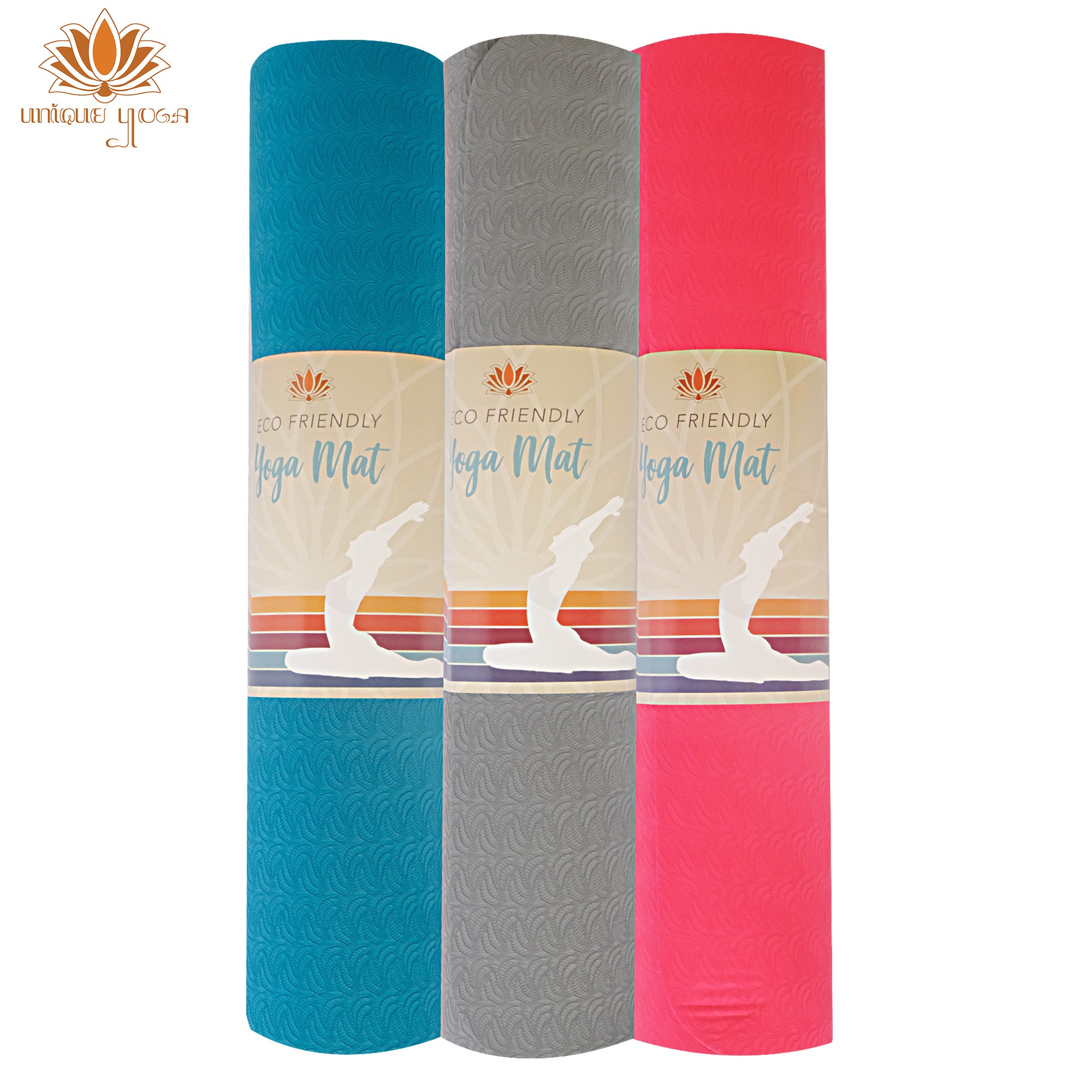 Matras Yoga / Matras Senam Yoga / ECO-Friendly Yoga Mat / Matras Yoga 6mm / Yoga Mat TPE Double layer 6 mm Anti Slip
