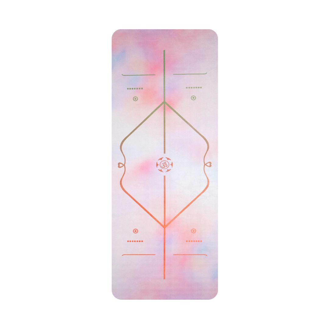 Matras Travel Yoga Motif / Travel Mat Motif Align / Printed Travel Mat Motif / Matras Yoga Travel Mat Bodyline