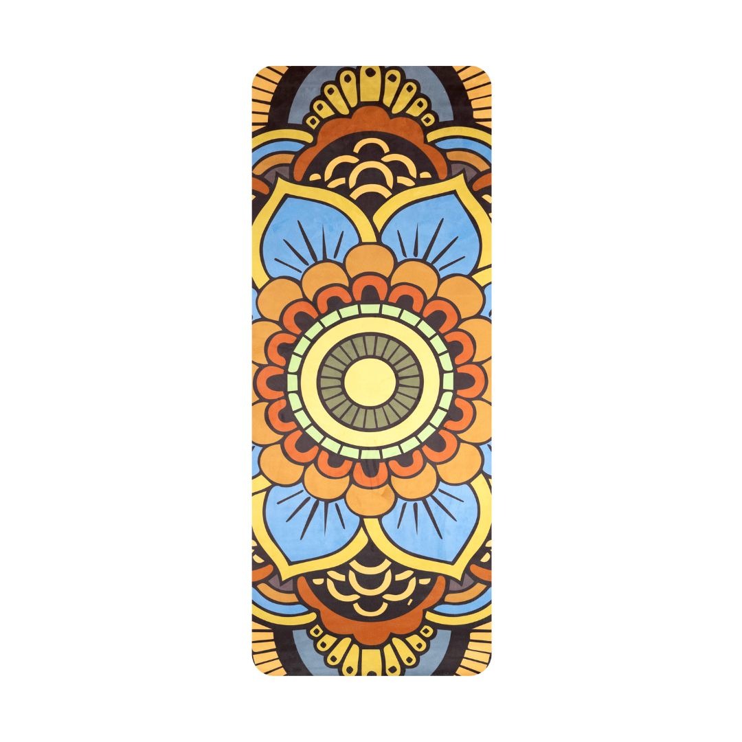 Travel Mat Botanica / Travel Mat Motif / Yoga Mat Motif / Matras Yoga Motif / Matras Yoga Travel Mat / Matras Yoga Lipat