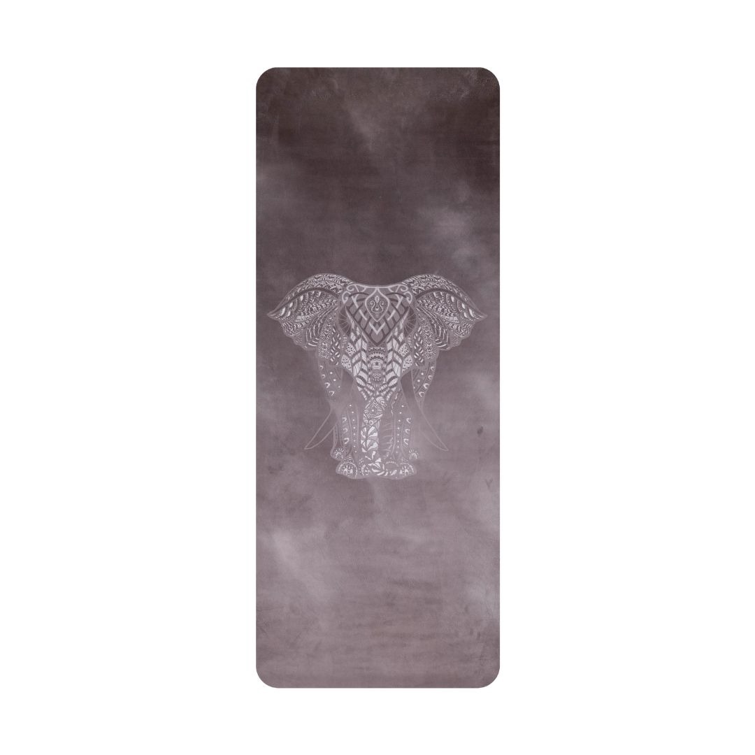 Yoga Mat Travel Motif / Travel Mat Elephant / Matras Senam Olahraga Yoga Motif / Matras Yoga Lipat Anti Slip