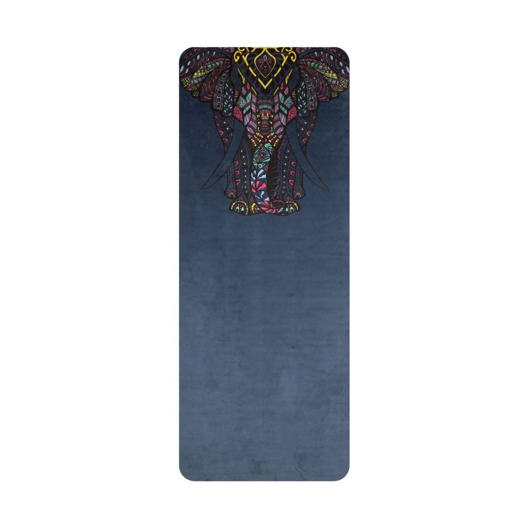 Yoga Mat Travel Motif / Travel Mat Elephant / Matras Senam Olahraga Yoga Motif / Matras Yoga Lipat Anti Slip