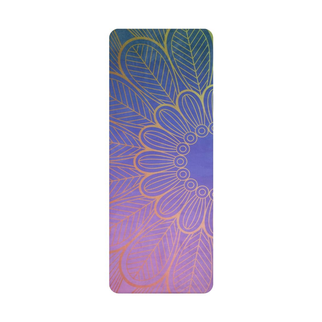 Matras Yoga Travel Motif / Travel Mat Harmala / Yoga Mat Travel Lipat / Matras Olahraga Yoga