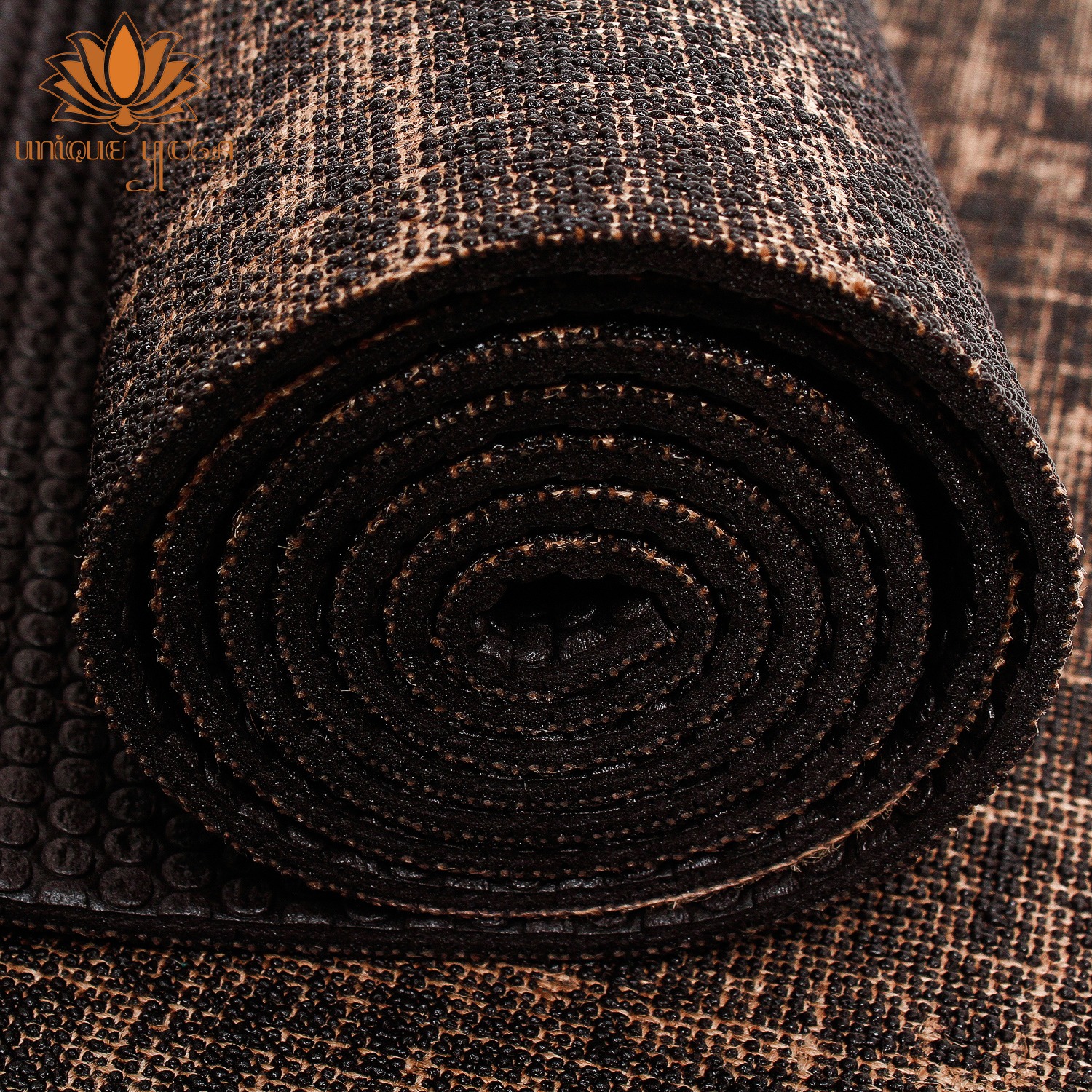 Yoga Mat PVC Jute 6mm / Matras Olahraga Senam Hot Yoga / Yoga Mat Anti Slip 
