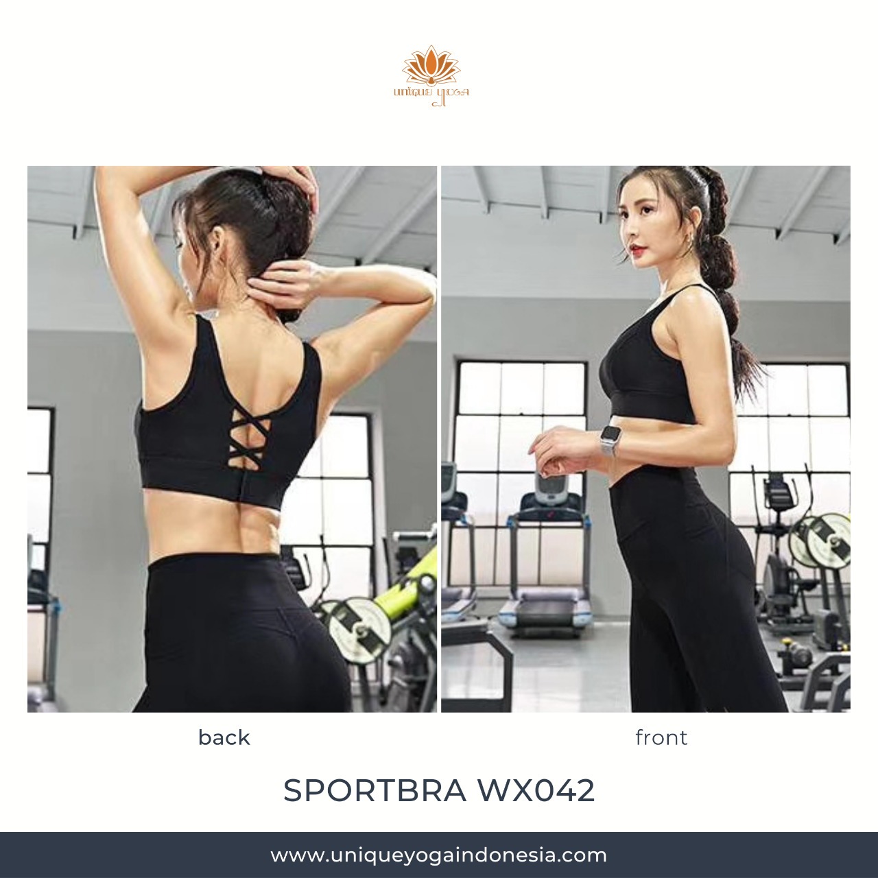 Sport Bra Olahraga Senam Yoga Pilates / Bra Yoga Vania WX 042 / Bra Sport Gym Zumba / Bra Yoga Wanita