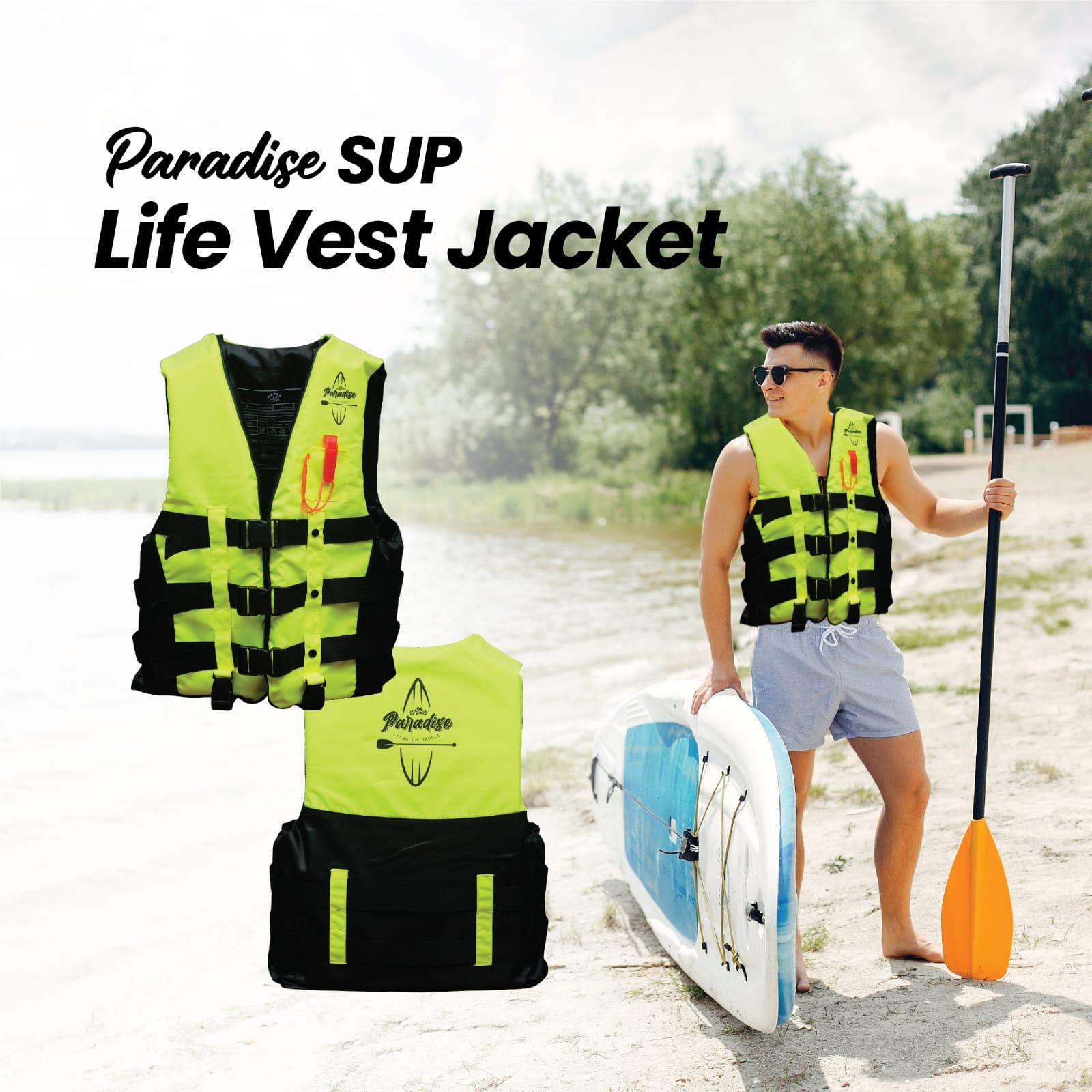 Paradise SUP Life Vest / Baju Pelampung Olahraga Air / Rompi Pelampung / Life Vest Jacket SUP Paddle Board 