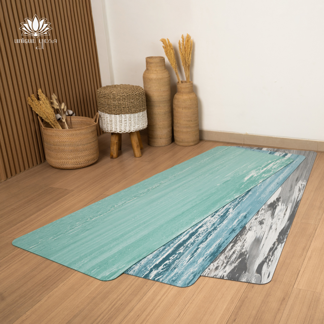 Yoga Mat Premium Graphite / Matras Yoga Pilates Premium Motif Marble