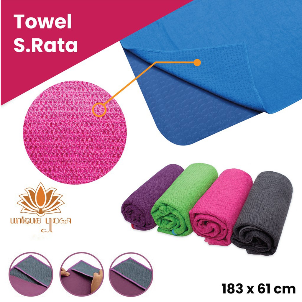 Towel Yoga / Yoga Towel Super Anti Slip / Alas Matras Yoga Termurah Super Rata / Towel Yoga Murah / Yoga Towel Anti Slip