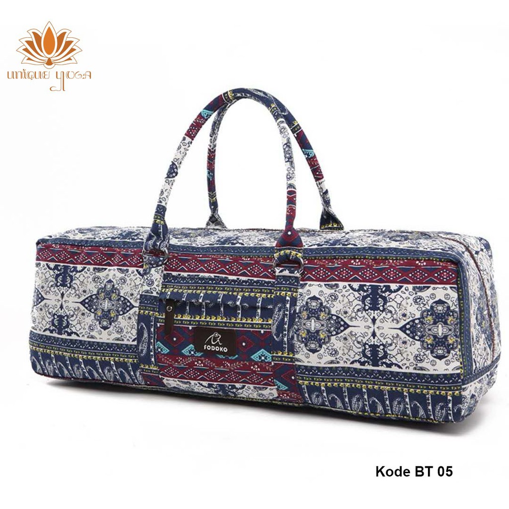 Padma Yoga Bag / Padma Yoga Bag Mat / Tas Olahraga Senam Yoga Ukuran Besar / Tas Matras Tenteng Motif / Tas Matras Yoga