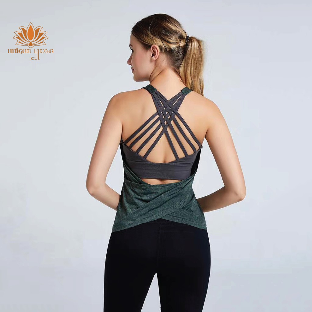 Baju olahraga wanita terbaru / Top vania with inner YW035 termurah / Baju Olahraga Wanita / Baju Yoga Terlaris