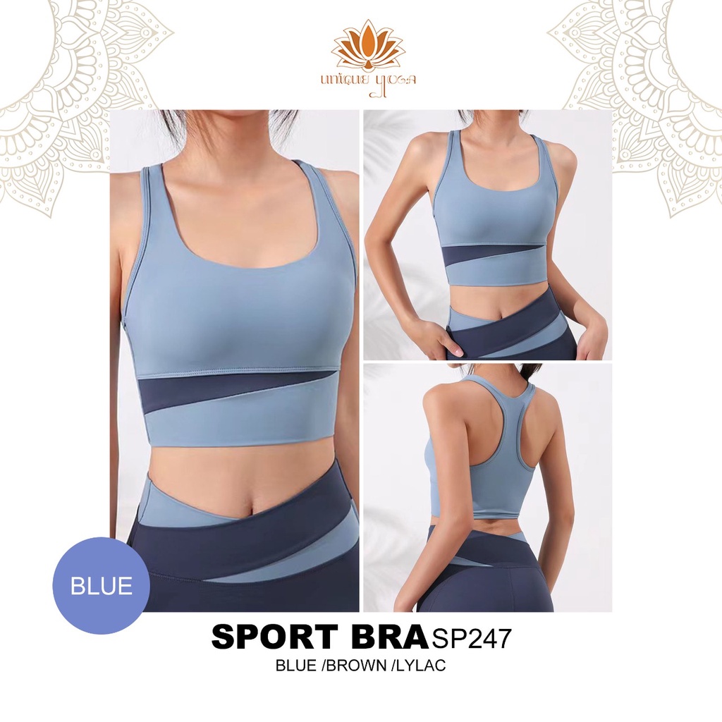 Bra Yoga Wanita / Sport Bra Senam Yoga / atasan sport wanita double colour / Sport Bra SP 247 / Bra Yoga Wanita