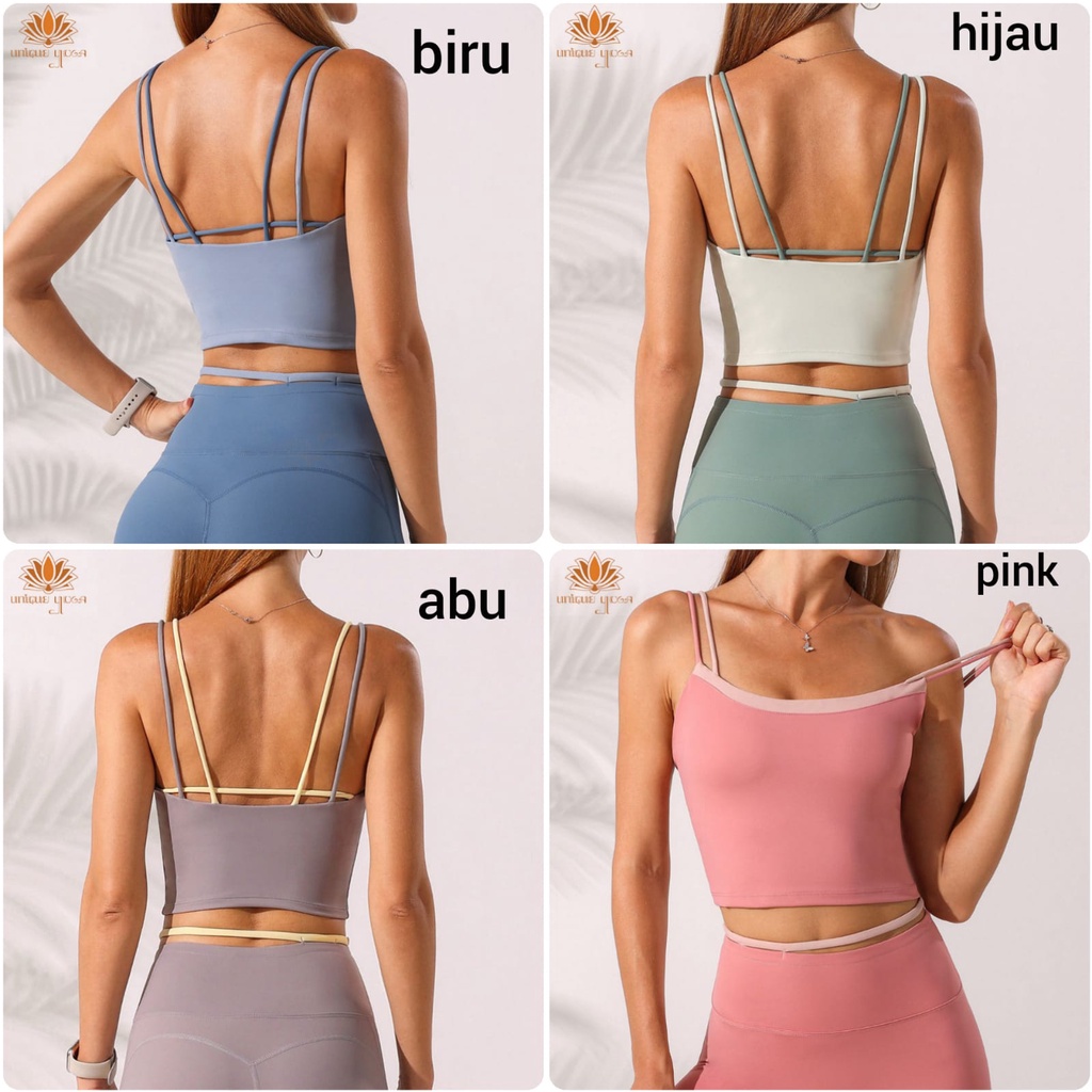 Sport Bra Murah / Bra Olahrga / Baju Yoga Pilates / Sport Bra Zumba Vania SP 240. / Baju Senam Olahraga Wanita / Bra Yoga Sport Pilates