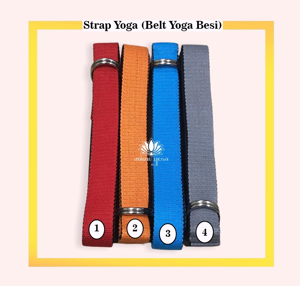 Belt Yoga / Strap Yoga Besi / Strap Olahraga Yoga Murah / Belt Yoga / Strap Yoga Murah / Tali Yoga / Strap Yoga Polos