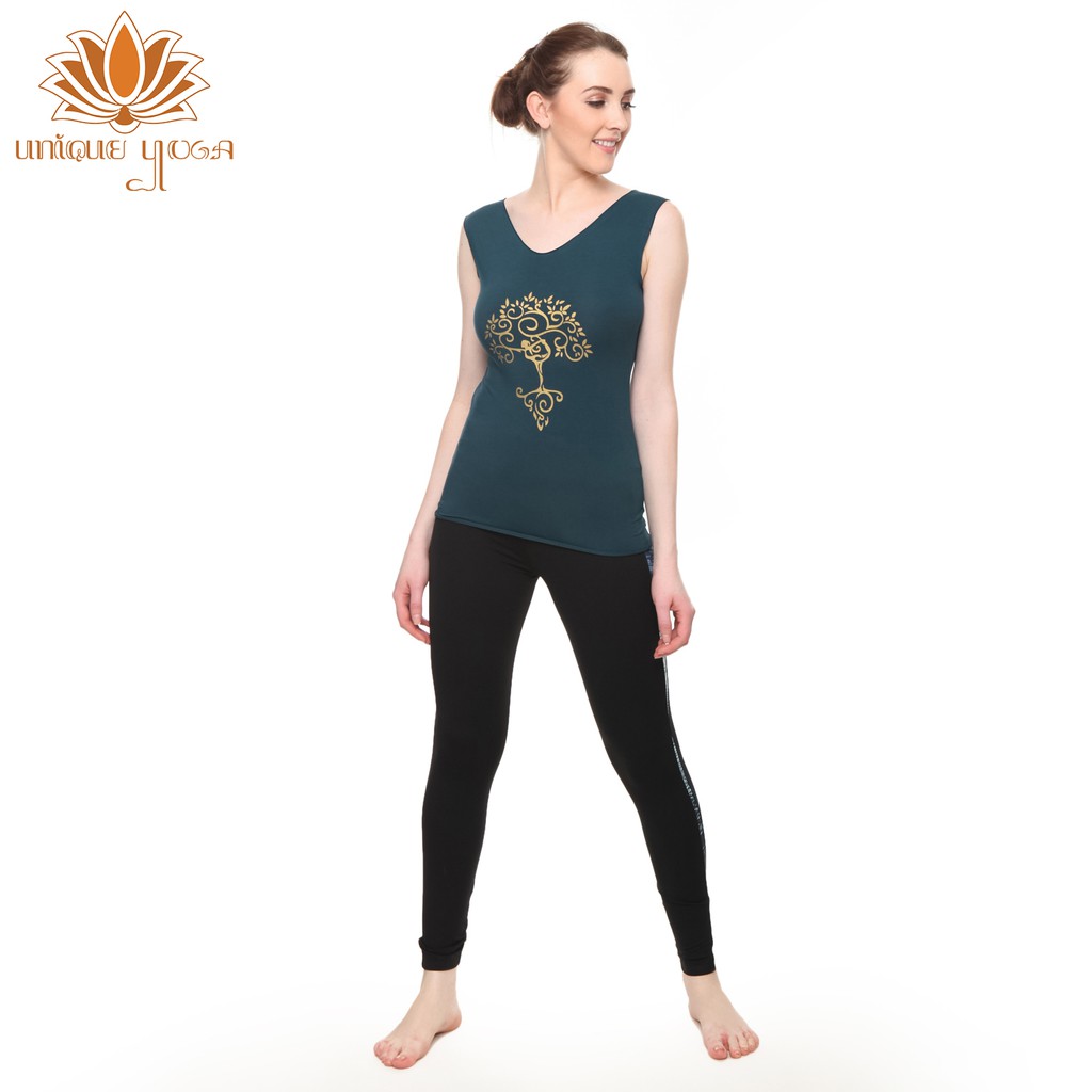 Baju Yoga / Top Double Colour Yogadance / Kaos Senam Wanita