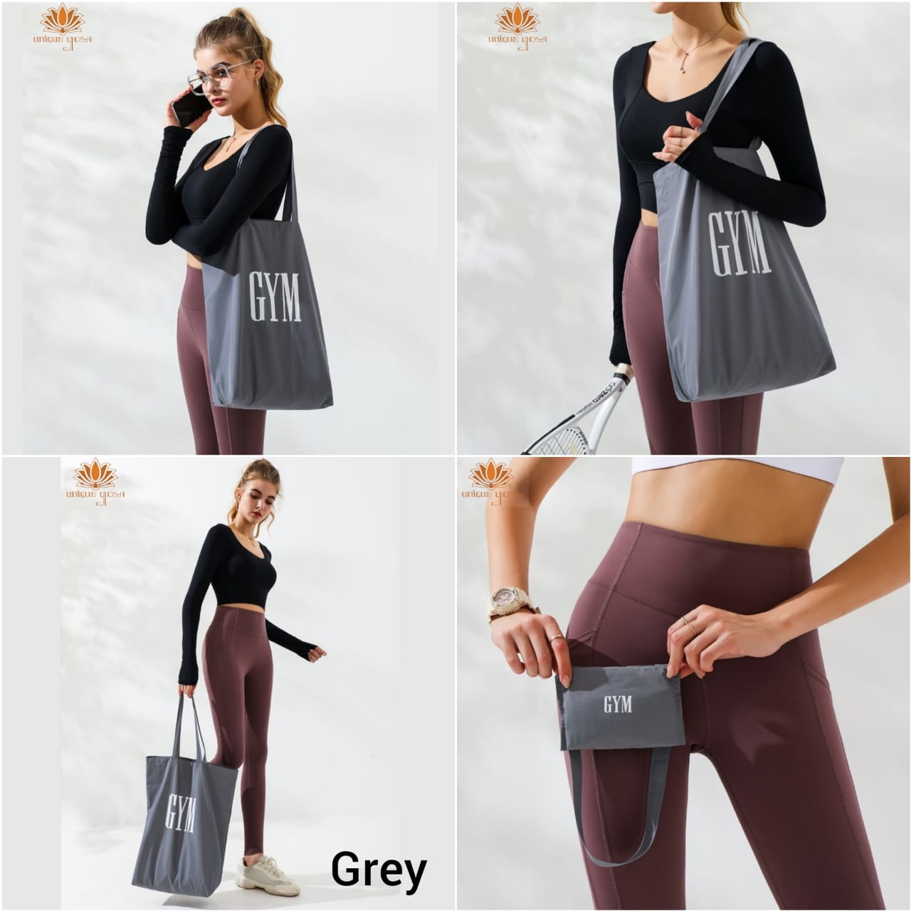 Tas Yoga Tote Bag Gym / Tas Gym Super Ringan / Tote Bag Wanita Terbaru