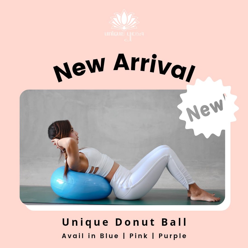 Gym Ball / Bola Donat Pilates / Bola Donat Yoga / Bola Yoga Pilates Gym Fitness / Yoga Ball Murah / Gym Ball Donut