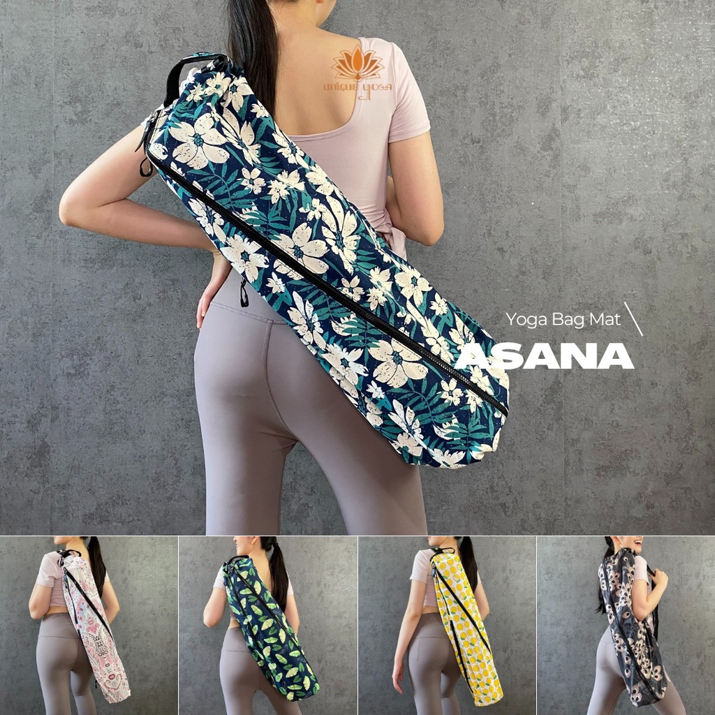 Asana Yoga Bag Mat / Tas Matras Yoga / Tas Olahraga / Tas Motif / Tas Batik Motif Waterproof / Tas Yoga / Tas Yoga Murah
