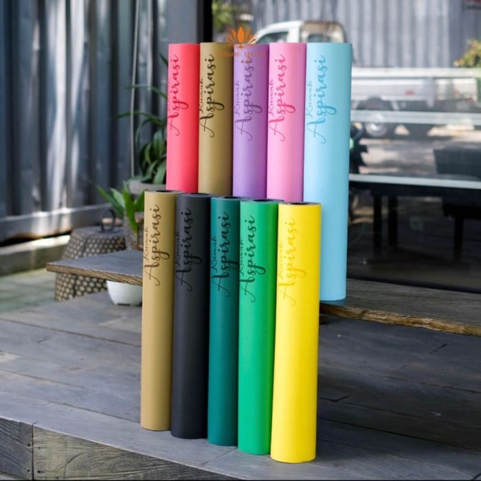 Matras Yoga Premium Solid Polos / Premium Yoga Mat / Yoga Mat Premium Solid Rubber / Matras Yoga Mat Kualitas Lululemon 
