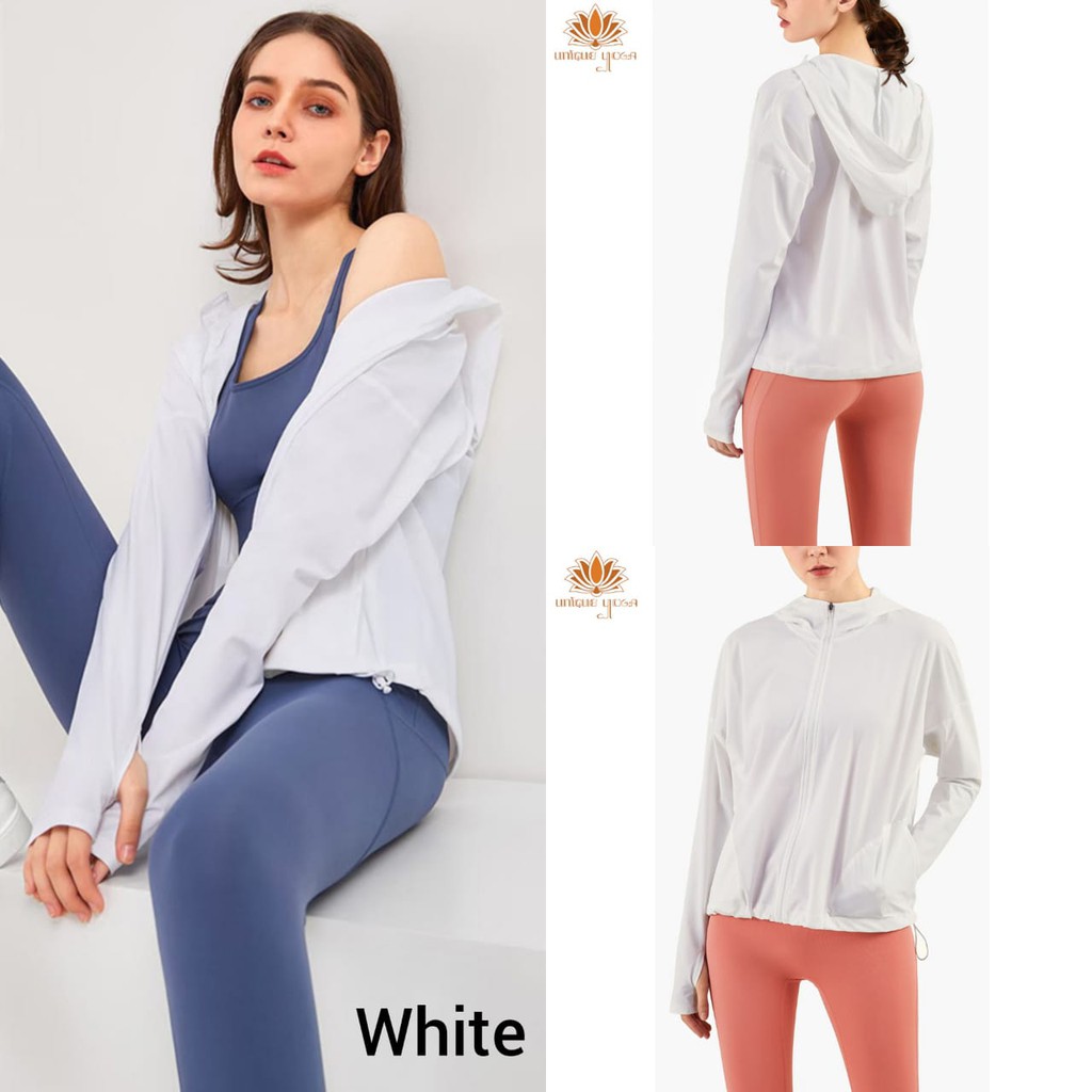 Jaket Sport Olahraga Wanita Outdoor Sepeda with hoodie / Jacket running windproofing WT1280