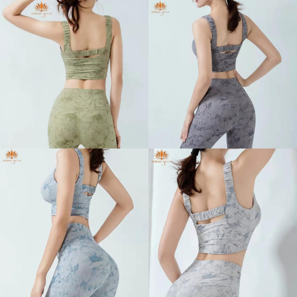 Sport Bra Senam Yoga Pilates Gym Tye Die / Bra Olahraga Vania Terbaru / Bra Fitness Gym High Impact Vania WX-Y1335