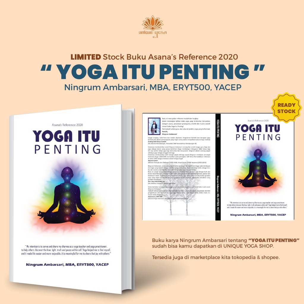 Buku Panduan Yoga / Asana's Reference 2020 / Yoga Book / Buku Yoga Terbaru / Panduan Yoga / Buku Yoga Itu Penting