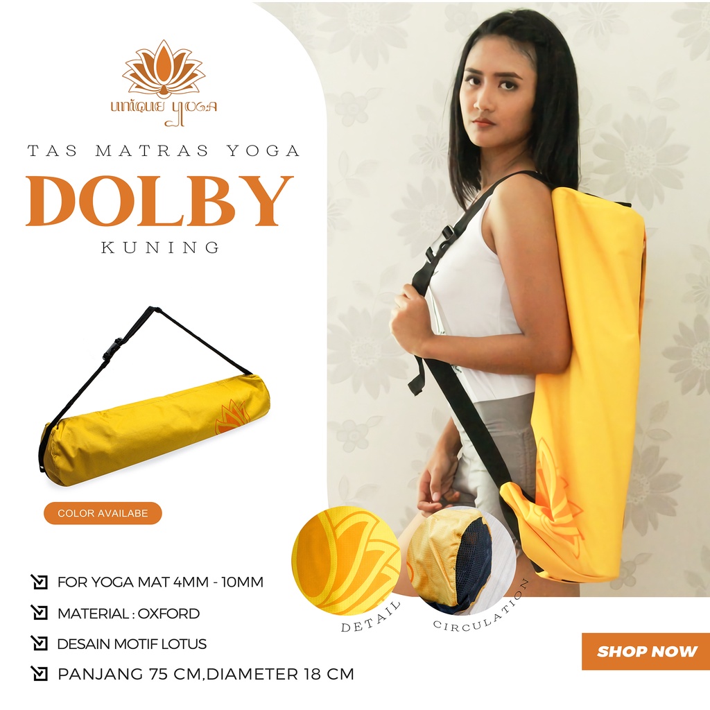 Tas Matras Yoga / Tas Senam Yoga Dolby / Tas Yoga Lululemon / Tas Yoga Manduka / Tas Yoga Murah