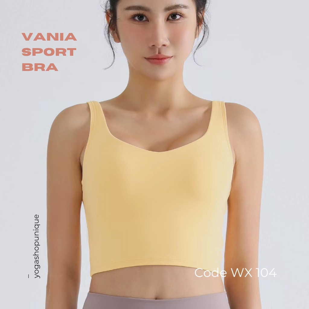 Bra Olarga Wanita / Tank Top Sport Bra Senam Yoga / Atasan Sport Wanita/ Bra Olahraga Yoga / Sport Bra VANIA Code WX 104