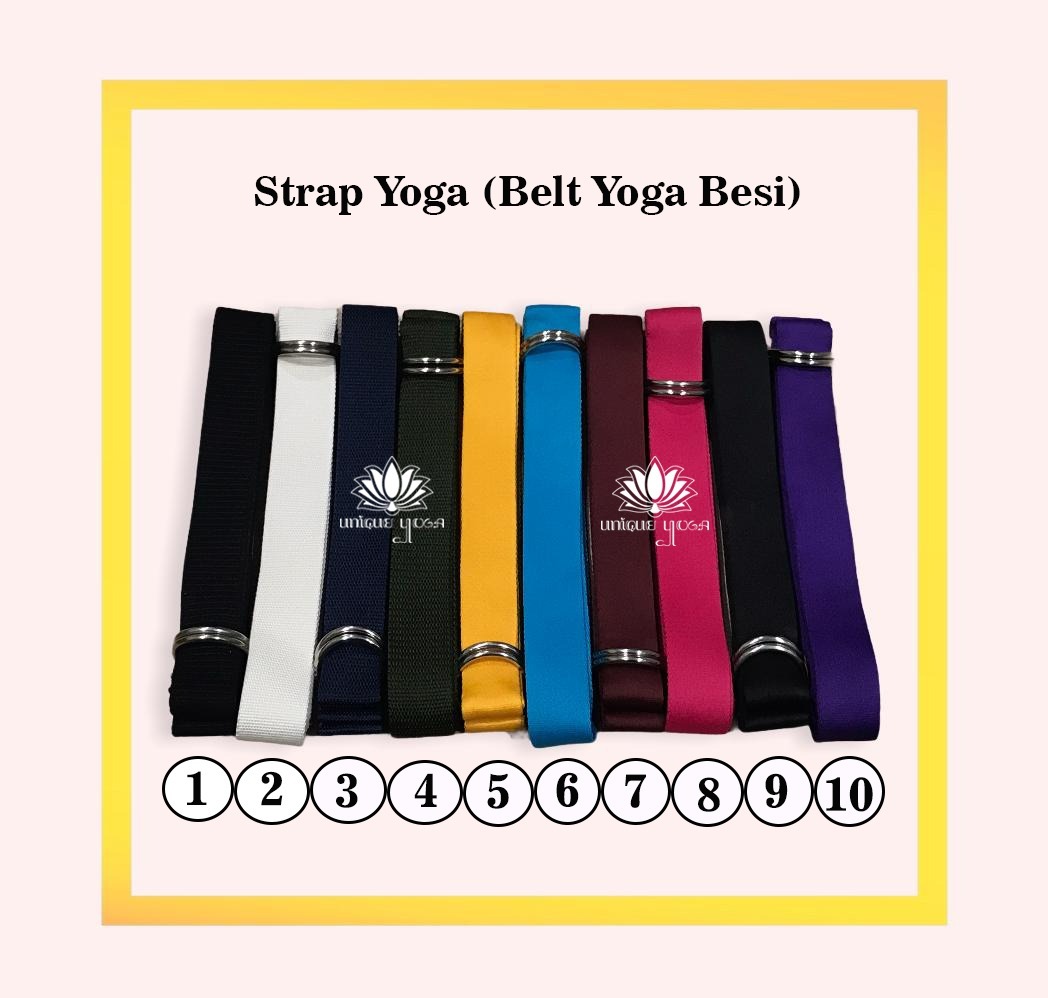 Belt Yoga / Strap Yoga Besi / Strap Olahraga Yoga Murah / Belt Yoga / Strap Yoga Murah / Tali Yoga / Strap Yoga Polos