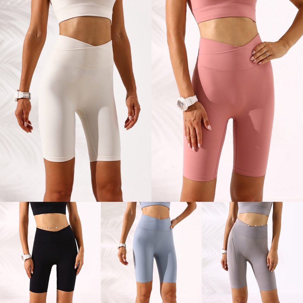 Celana Pendek Yoga Wanita / Short Pant Senam Yoga Workout Running / Short Pant Yoga Terbaru TH 500