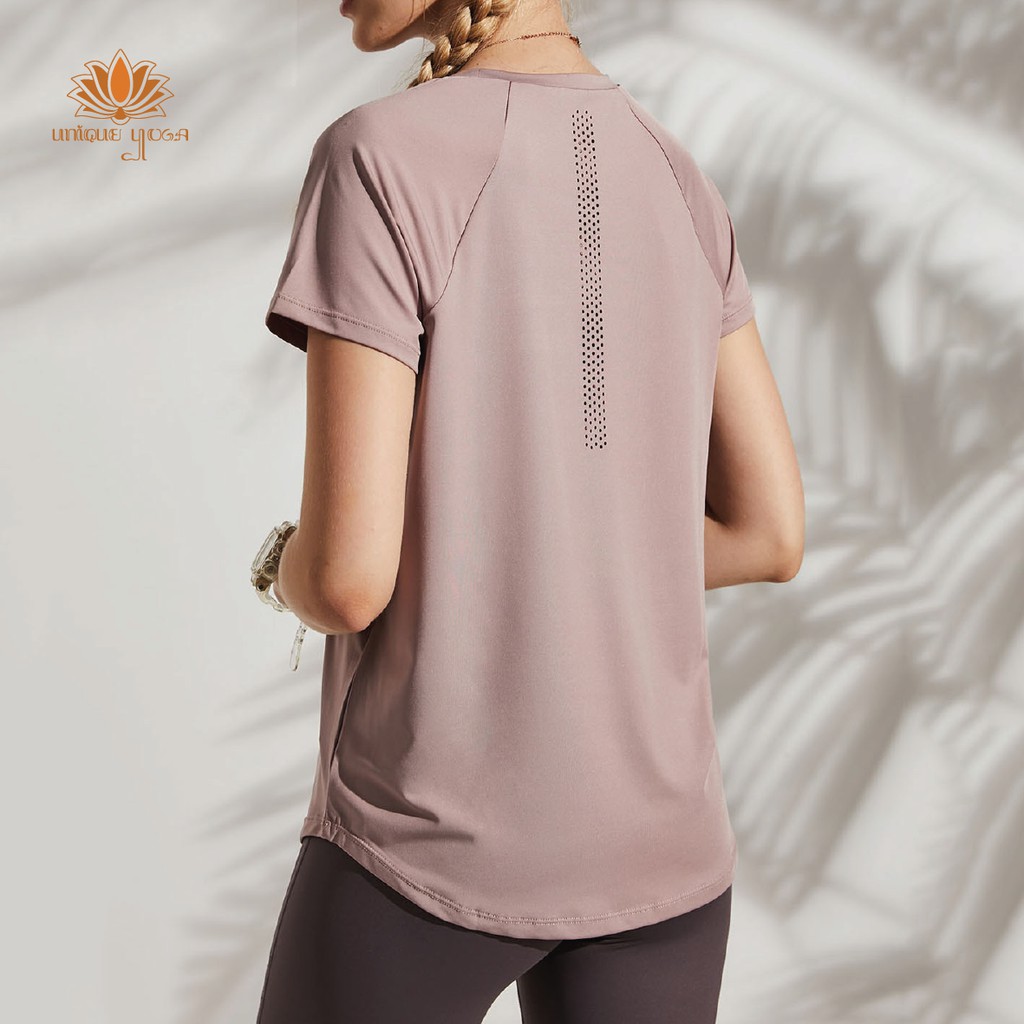 Baju Senam Yoga Gym Fitnes Wanita Dry fit / Vania Top Woman T896 / Kaos Olahraga Activewear Wanita