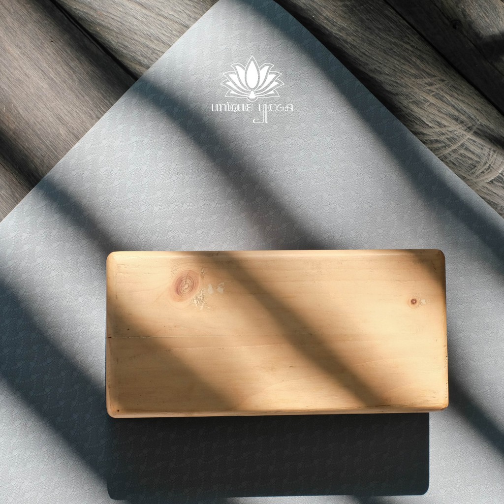 Balok Kayu Yoga Solid / Balok Senam Yoga Murah/ Yoga Block Solid / Wooden Block Yoga / Block Yoga