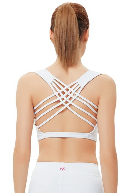 Sport Bra Olahraga Yoga Putih / Bra Denlus Spider DL 96089 / Bra Import Murah
