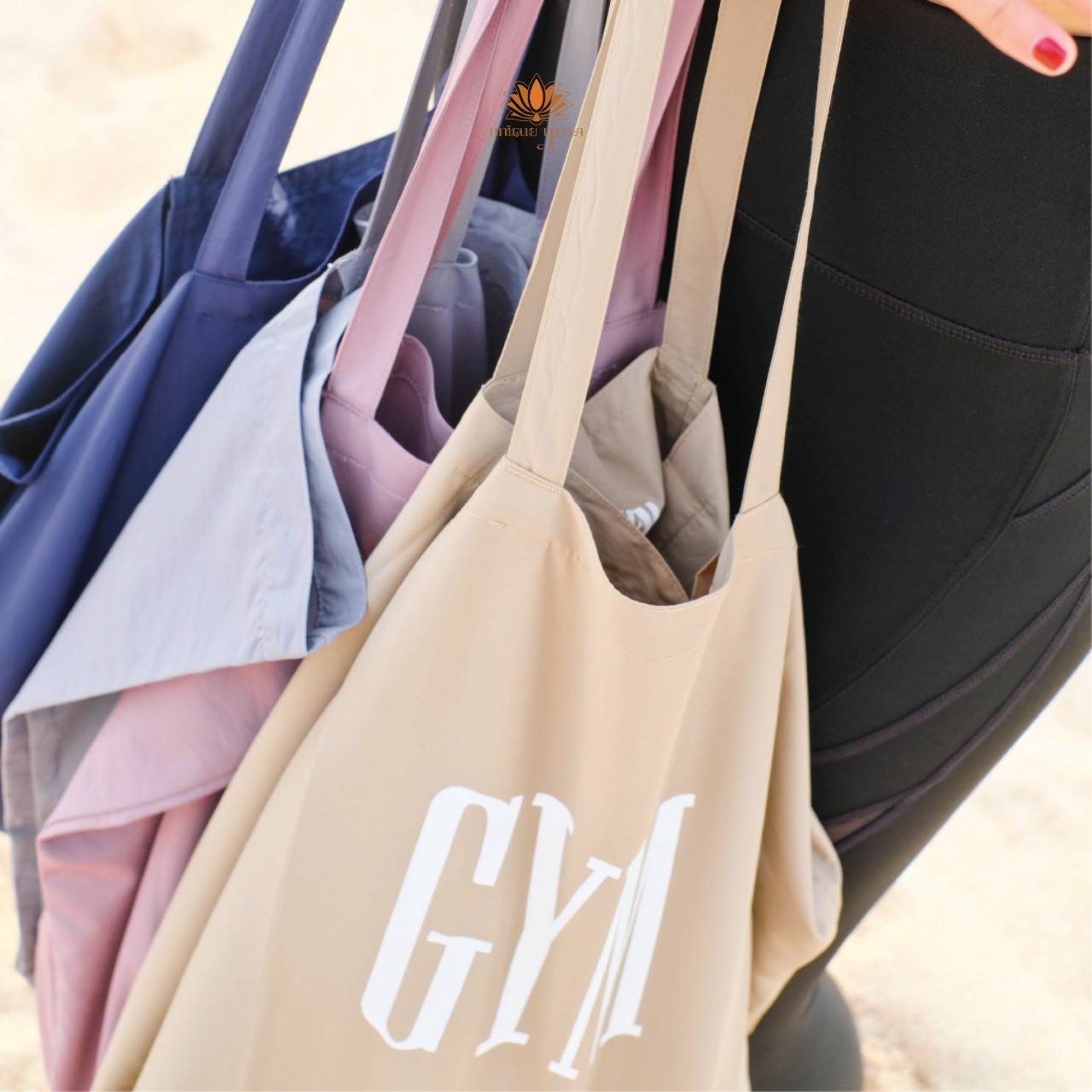Tas Yoga Tote Bag Gym / Tas Gym Super Ringan / Tote Bag Wanita Terbaru