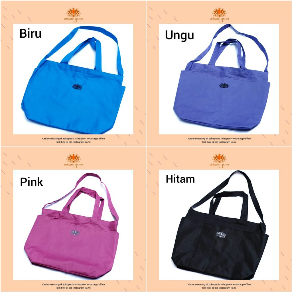 Tas Matras Yoga Tantra Lotus / Tas Tantra / Tantra Lotus Bag / Tote Bag Murah / Tas Matras Yoga Model Terbaru