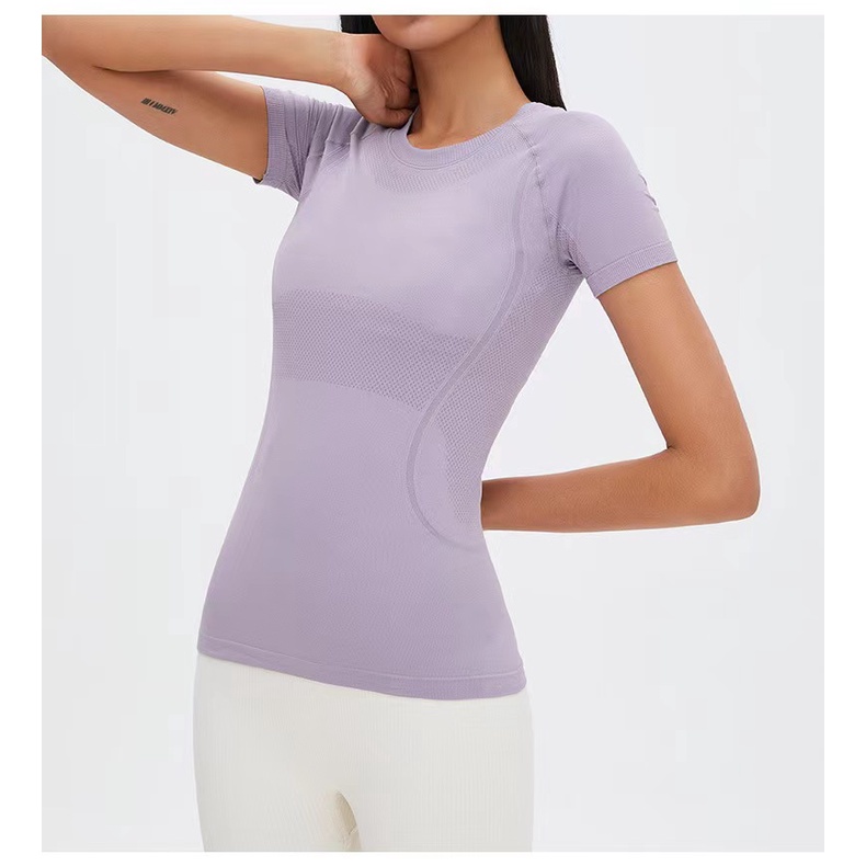 Baju Kaos Olahraga Senam Yoga Bodycon Body Fit / Top Wanita Murah / Kaos Olahraga Wanita / Baju Gym Wanita / Top Yoga Vania MS0102