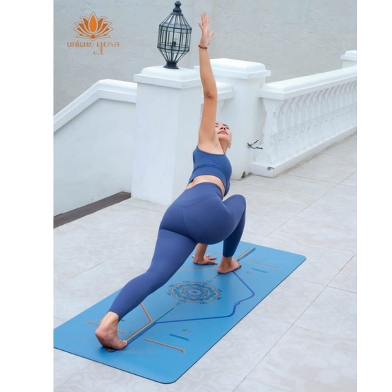 Yoga Mat Premium 4,5mm / Yoga Mat Rubber / Karpet Yoga Mat Premium Mat / Matras Yoga Motif / Premium Yoga Mat Harmony
