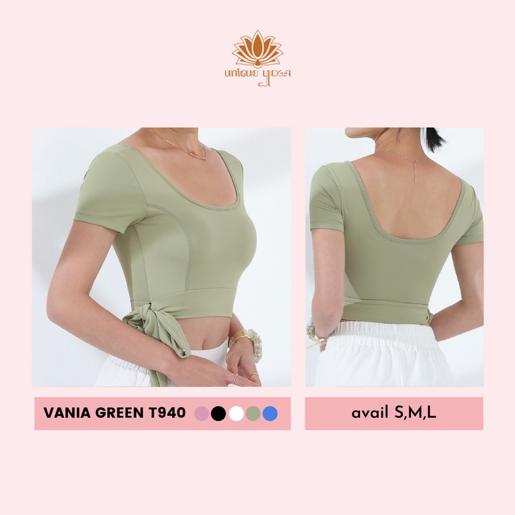 Sport Bra Vania T940 / Sport Bra Senam Baju Yoga Pendek Terbaru Wanita/ Pakaian Olahraga Yoga