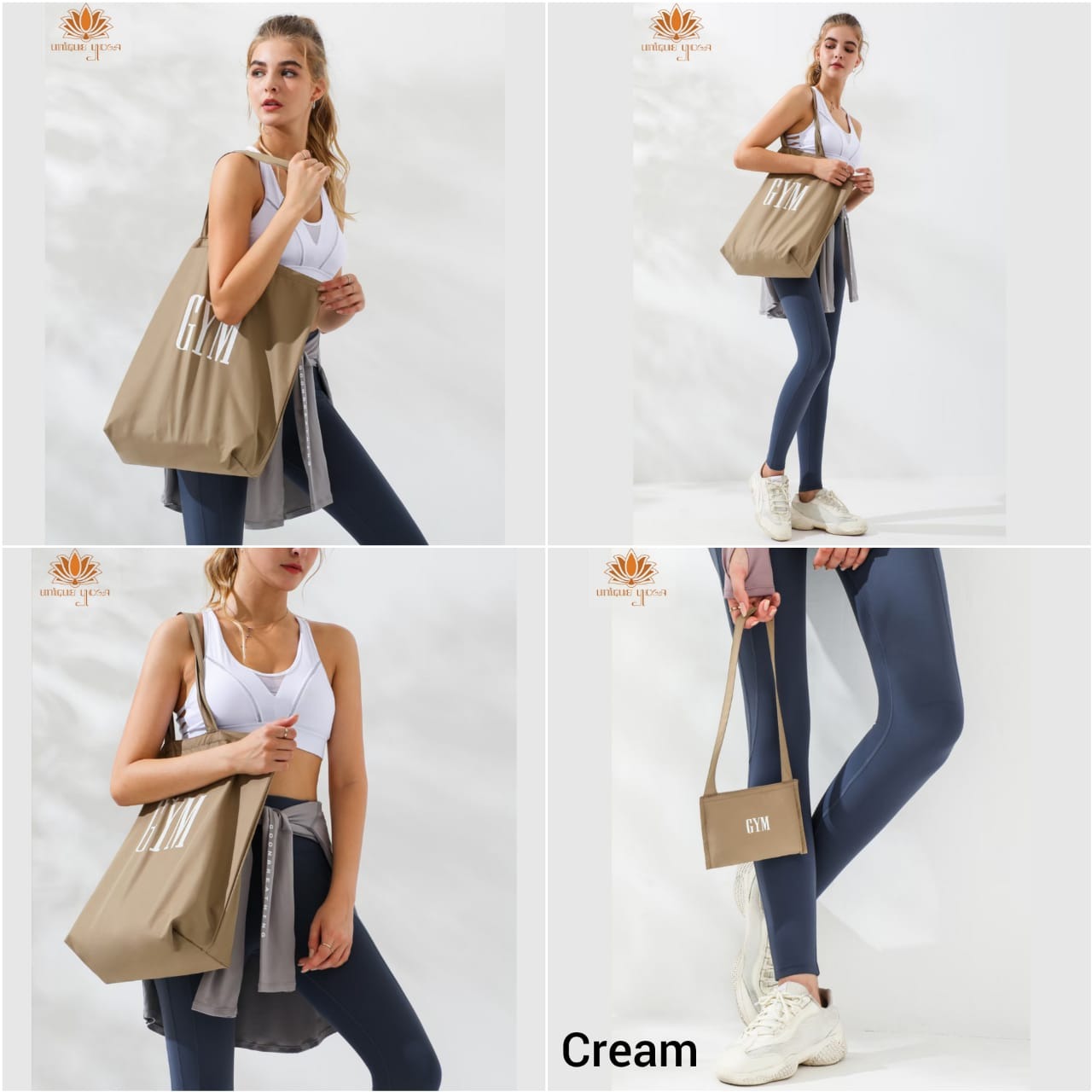 Tas Yoga Tote Bag Gym / Tas Gym Super Ringan / Tote Bag Wanita Terbaru