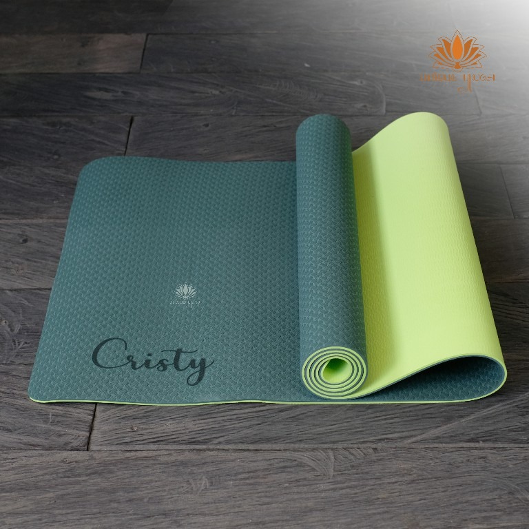 Matras Yoga / Matras Senam Yoga / ECO-Friendly Yoga Mat / Matras Yoga 6mm / Yoga Mat TPE Double layer 6 mm Anti Slip
