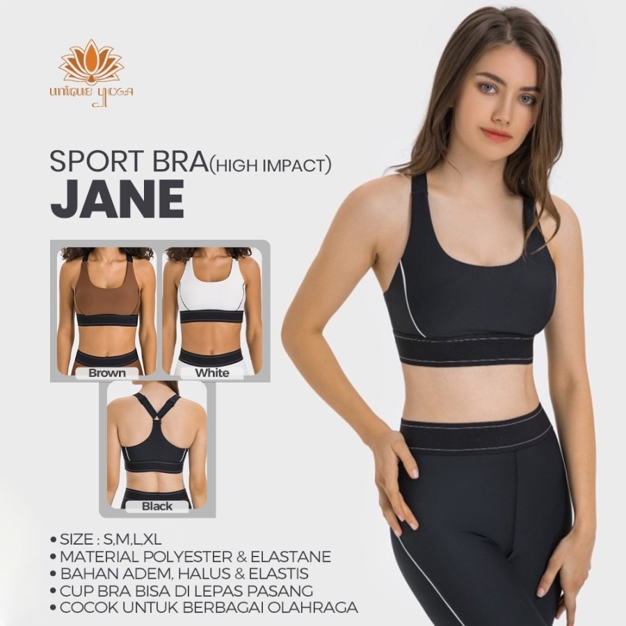 Sport Bra High Impact Jane / Sport Bra Yoga Gym Running