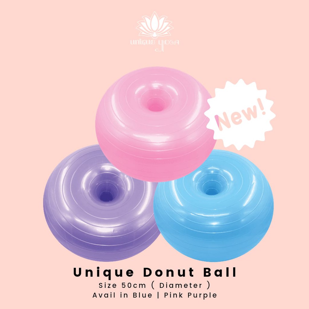 Gym Ball / Bola Donat Pilates / Bola Donat Yoga / Bola Yoga Pilates Gym Fitness / Yoga Ball Murah / Gym Ball Donut