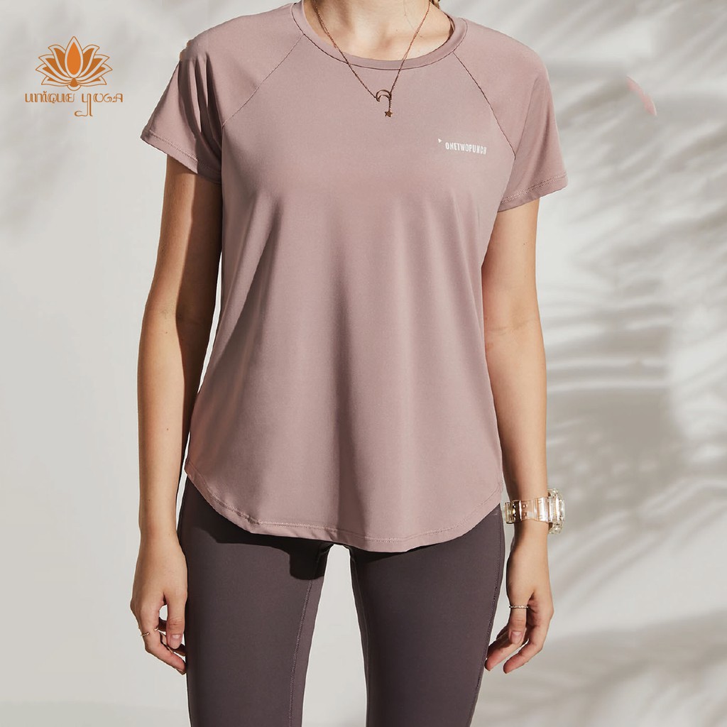 Baju Senam Yoga Gym Fitnes Wanita Dry fit / Vania Top Woman T896 / Kaos Olahraga Activewear Wanita