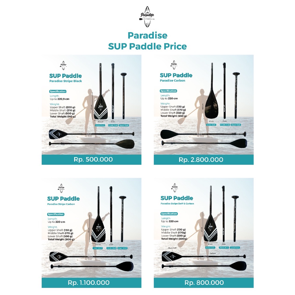 Dayung Perahu Karet / Dayung Paradise Murah / SUP Paddle Paradise / Dayung Paddle Murah / Dayung SUP Board / SUP Paddle