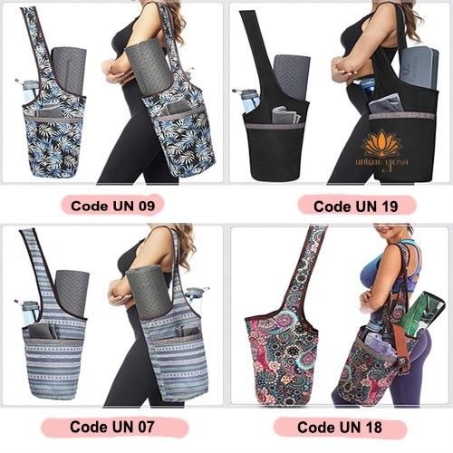 Vira Yoga Bag / Tas Yoga Motif / Tas Matras Motif Model Slempang / Tas Yoga Murah / Best Seller Tas Yoga Motif