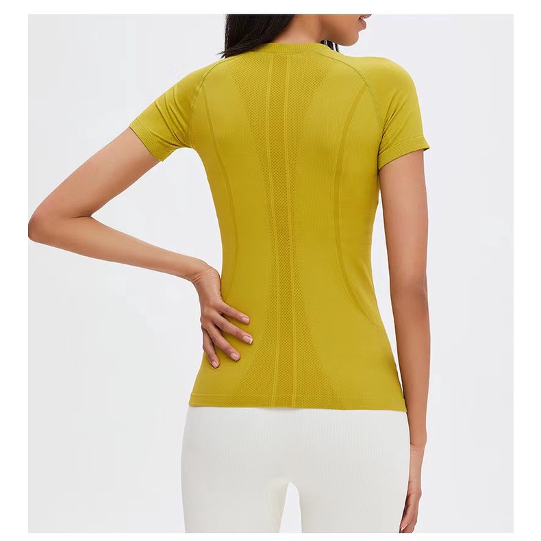 Baju Kaos Olahraga Senam Yoga Bodycon Body Fit / Top Wanita Murah / Kaos Olahraga Wanita / Baju Gym Wanita / Top Yoga Vania MS0102